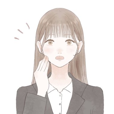 Takım elbiseli şaşırmış kadın. Beyaz bir arkaplanda.