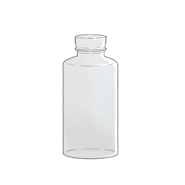 Bottle White Background — Stock Vector