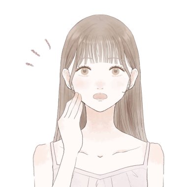 Şaşırmış kadın. Beyaz bir arkaplanda.