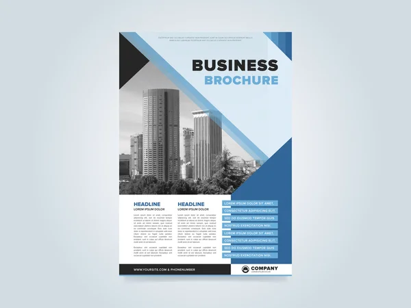 Modèle de brochure d'entreprise — Image vectorielle