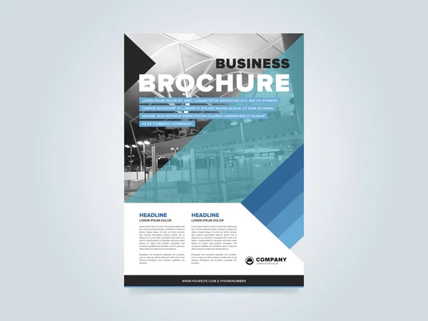 Modèle de brochure d'entreprise — Image vectorielle