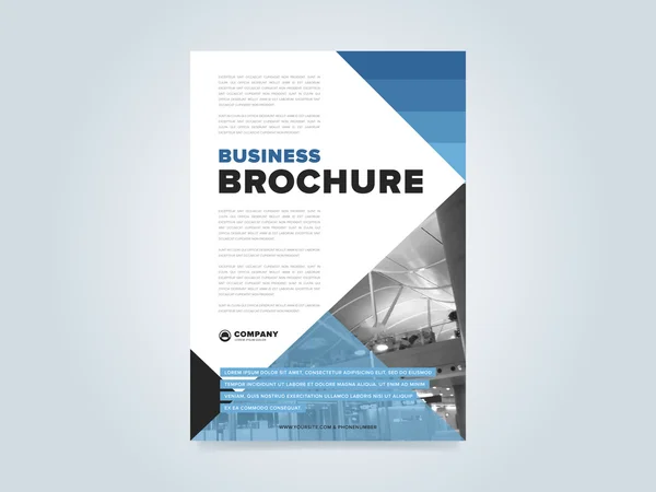 Modèle de brochure d'entreprise — Image vectorielle