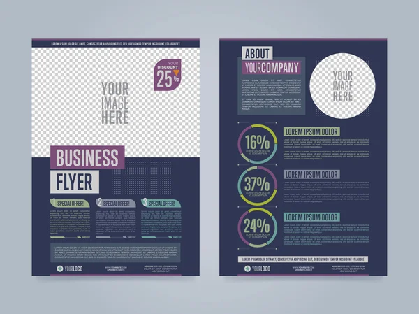 Business brochure sjabloon — Stockvector