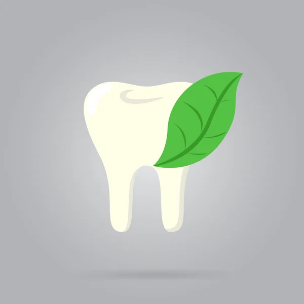Logotipo do dente isolado, vetor —  Vetores de Stock