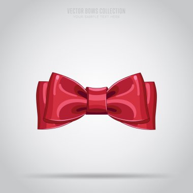 izole kırmızı yay