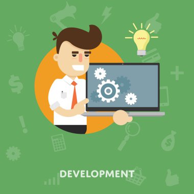 Yeni geliştirme fikirleri kavramını gösterilen