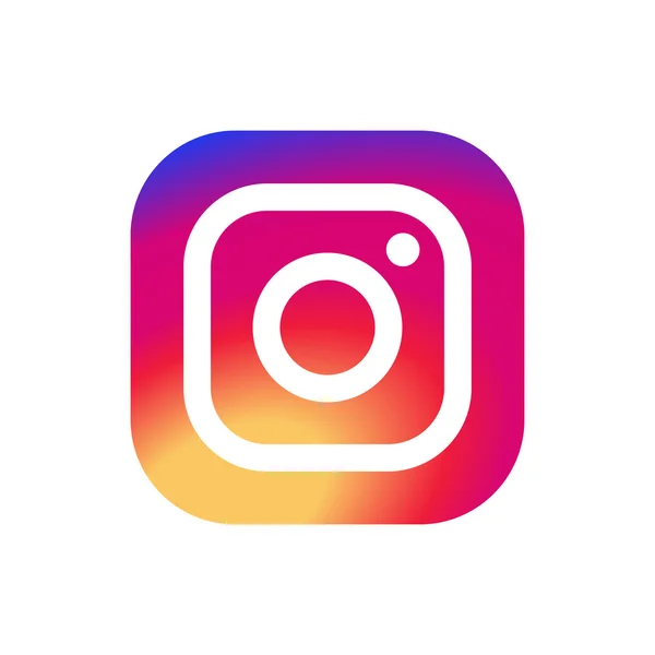 Instagram emblémát új. — Stock Vector