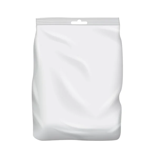 Modelo de embalagem em branco mockup isolado em branco . —  Vetores de Stock