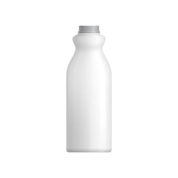 Leere Verpackungsschablonen-Attrappe isoliert auf weiß. — Stockvektor