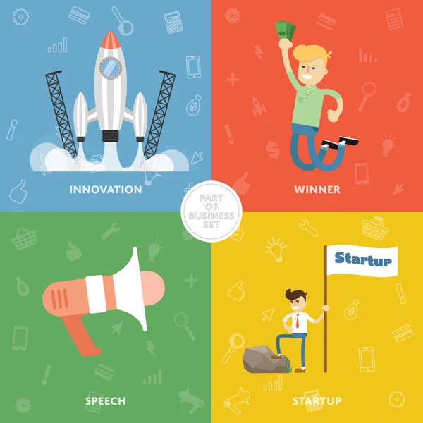 Creative business concept banner — Stock Vector