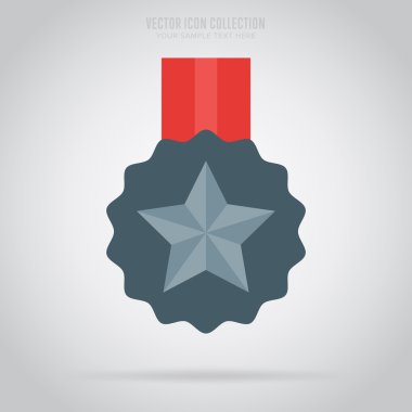 Kazanan izole madalya, etiket veya etiket, raster