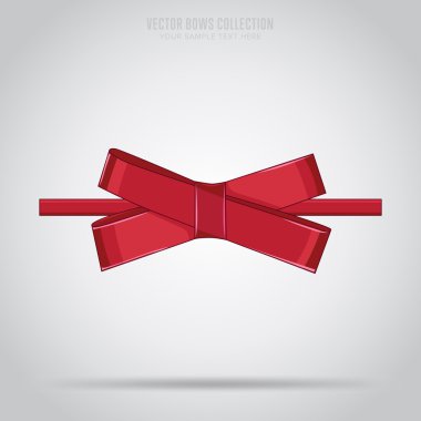 izole kırmızı yay