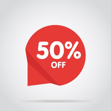 Soyut izole rozet, etiket veya etiket, raster