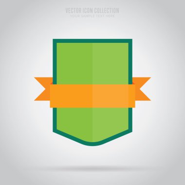 Soyut izole rozet, etiket veya etiket, raster