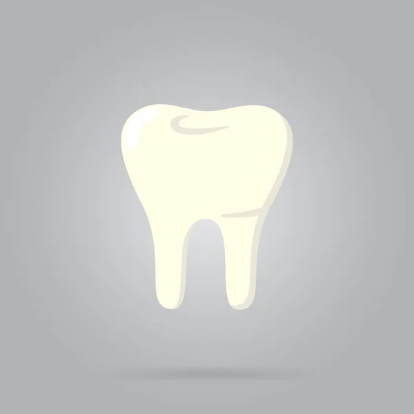 Logotipo del diente aislado, trama — Foto de Stock