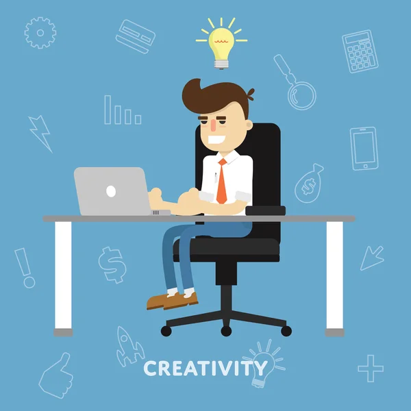 Idee creative concetto di business — Vettoriale Stock