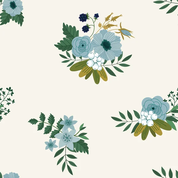 Fondo de marco de flor — Vector de stock