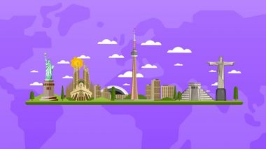 Amerika'ya hoş geldin, dünya kavramı üzerinde seyahat