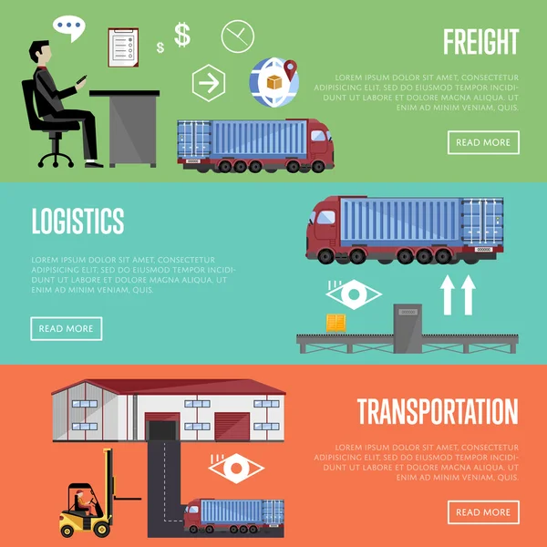 Illustrazione vettoriale infografica del processo del magazzino — Vettoriale Stock