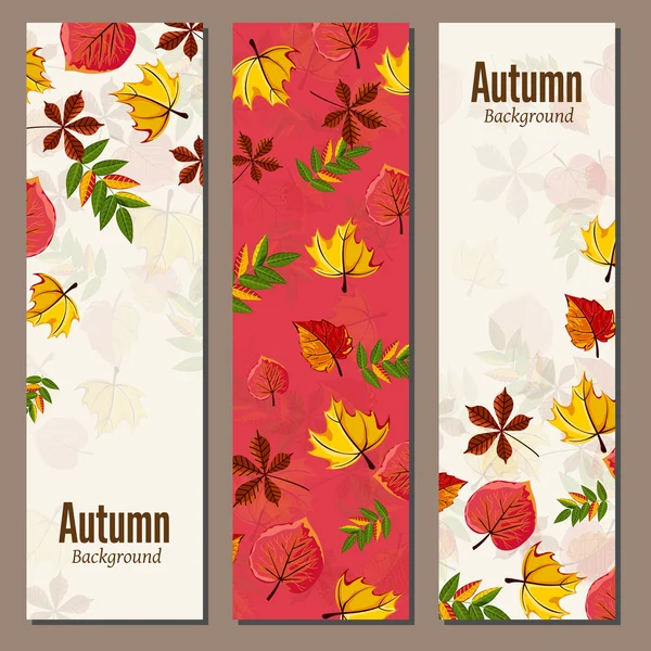Herbst Hintergrund Vektor Illustration — Stockvektor