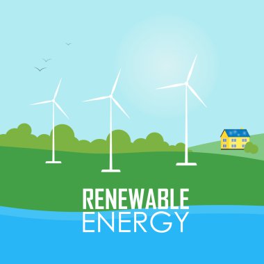 Yenilenebilir enerji. Rüzgar jeneratör türbinleri