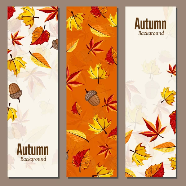Illustration vectorielle de fond automne — Image vectorielle