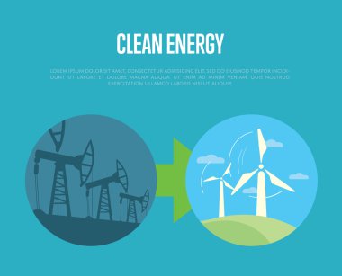 Eko enerji endüstriyel kirlilikten evrim