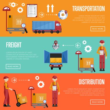 İşlem infographics afiş depo.