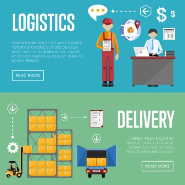 İşlem infographics afiş depo.