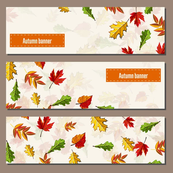 Autumn background vector illustration — Stock Vector