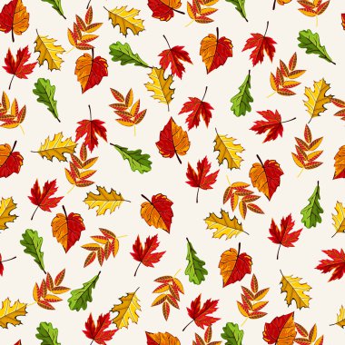 sonbahar vektör seamless modeli.