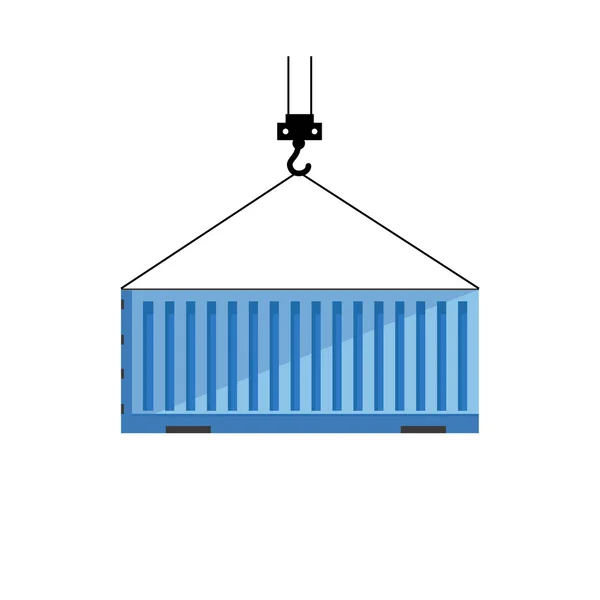 Грузовой или грузовой контейнер — стоковый вектор