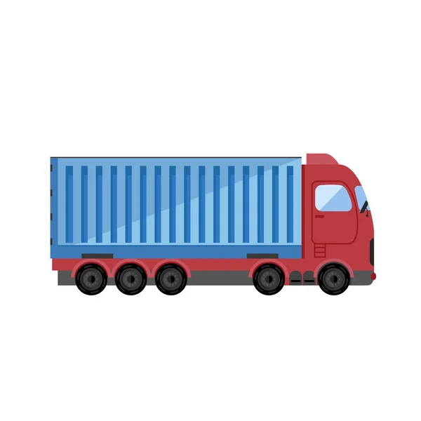Container truck icon — Stock Vector
