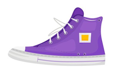 Beyaz ayakkabılı modaya uygun kadın ayakkabısı.