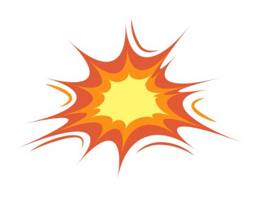 Patlama, nükleer bomba, ateş ve sis bulutu.