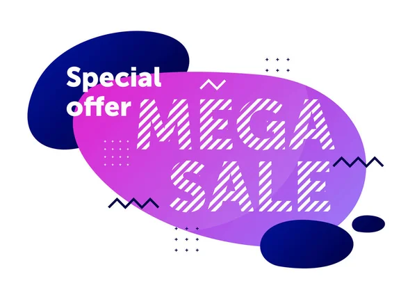 Mega Wholesale Special Marketing Offer Promotional Badge — Stock Vector
