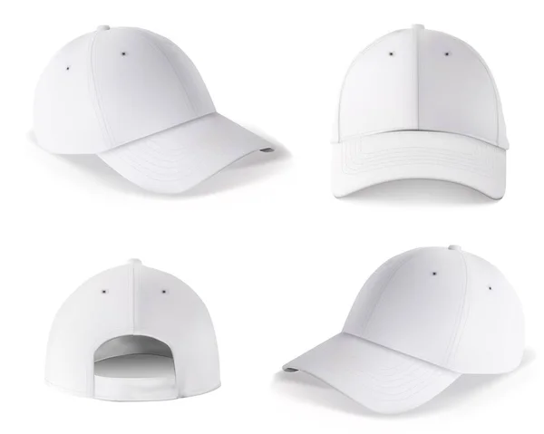 Baseball cap template vector illustation — Stock Vector