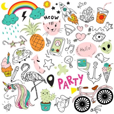 Çocuk resimleri. Yaratıcı çocuksu çizim.