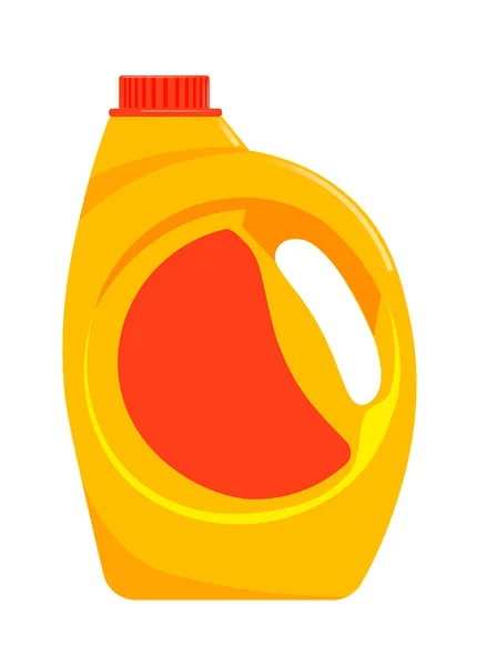 白地に隔離された液体洗剤ボトル — ストックベクタ
