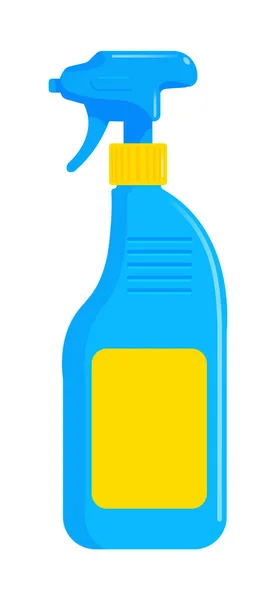 Spray pistola limpiador botella de plástico aislado en blanco — Archivo Imágenes Vectoriales