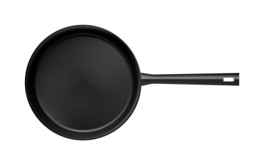 Dökme demir tavan üstü görünümü beyaz arkaplanda izole edildi