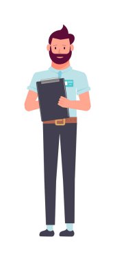 Okul eğitmeni panoya yazı yazıyor.