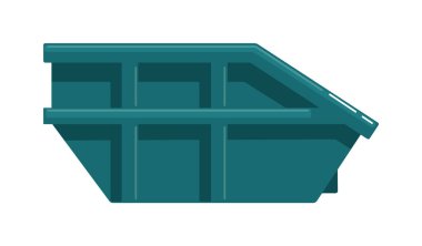 Büyük metal atlama ya da çöp konteynırı