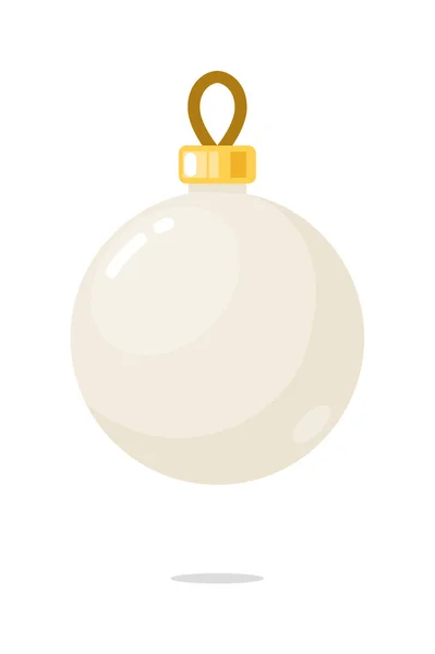 Bola de Navidad o decoración bauble aislado — Vector de stock