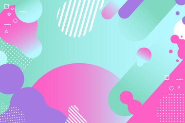 Soyut modern geometrik. Moda akışkan tasarımı