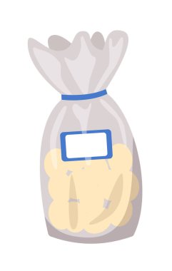 Beyaz paketin içinde çıtır kraker.