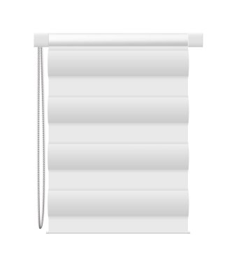 Beyaz arkaplanda izole edilmiş kör pencere vektör modeliName