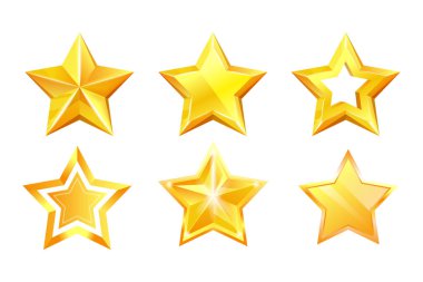 Altın yıldız ödüllü parlak başarı madalyası.