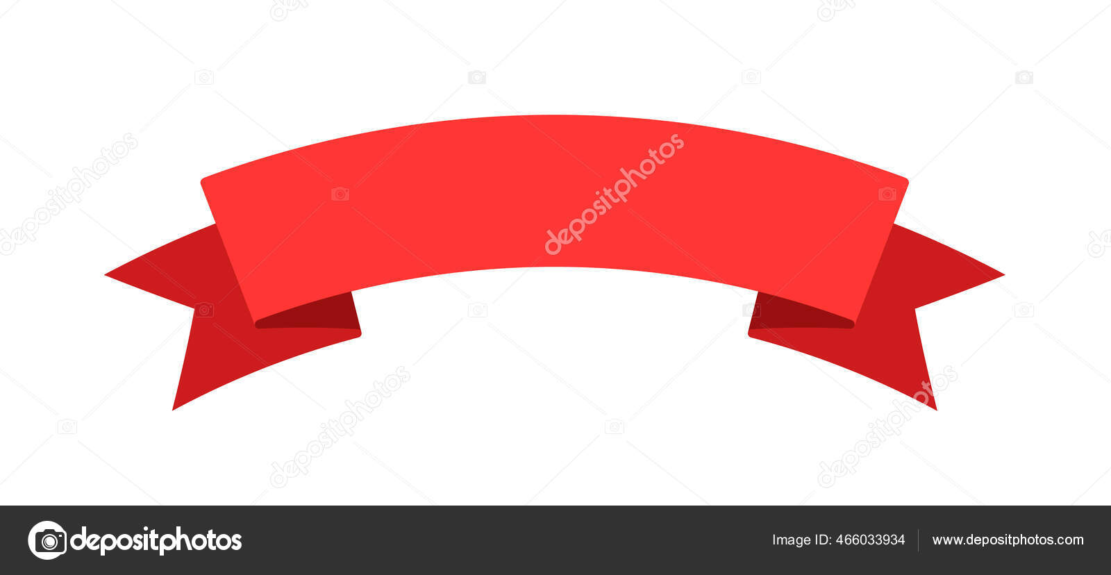 Bookmark Ribbon Sign Isolated on White Background Stock Vector
