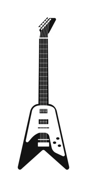 Isolierte Gitarre für Musikband-Auftritt — Stockvektor